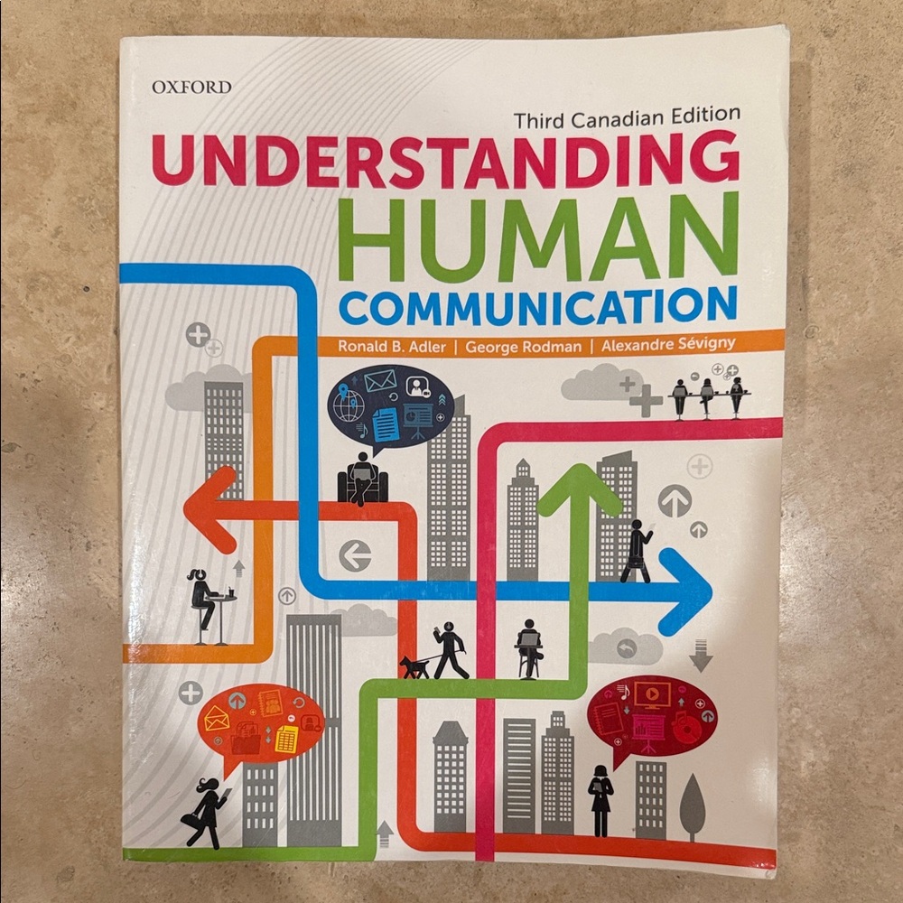 Oxford "Understanding Human Communication" Textbook - White, Red, Green